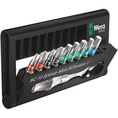 Wera - Screwdriver Bit Sets Type: Insert Bit Set Drive Size: 1/4 (Inch) - Caliber Tooling