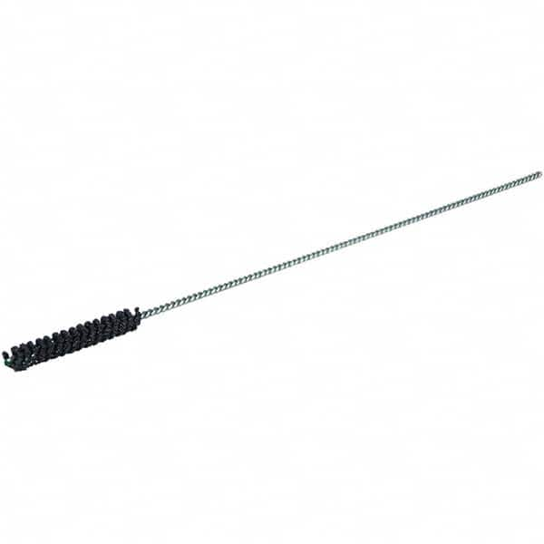 Weiler - 0.472" to 12mm Bore Diam, 120 Grit, Silicon Carbide Flexible Hone - Caliber Tooling