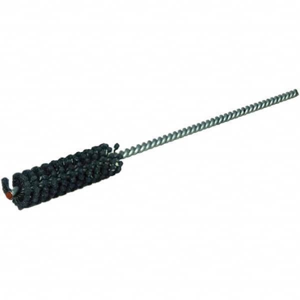 Weiler - 0.938" to 23.8mm Bore Diam, 240 Grit, Silicon Carbide Flexible Hone - Caliber Tooling