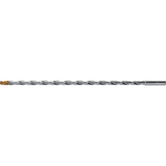 Extra Length Drill Bit: 0.1406″ Dia, 140 °, Solid Carbide TiSiAlCrN Finish, 5.236″ Flute Length, 6.535″ OAL, Straight-Cylindrical Shank, Series DC160-30-A1