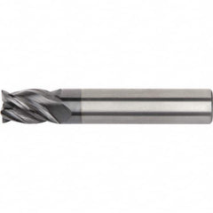 Kennametal - 18mm Diam 4 Flute Solid Carbide 0.35mm Chamfer Width Corner Chamfer End Mill - Caliber Tooling