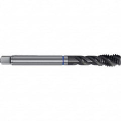 Spiral Flute Tap: BSP, 3 Flute, Semi-Bottoming, X Class of Fit, HSS-E, TiAlN Finish Right Hand Flute, Right Hand Thread, Series 4632