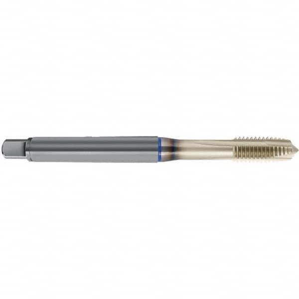 Spiral Point Tap: M14 x 2, Metric, 4 Flutes, Plug, 6HX, HSS-E, Sirius Finish 110 mm OAL, Right Hand, D9/D10, Series 4218