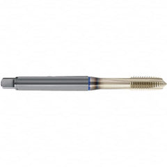 Spiral Point Tap: M6 x 1, Metric, 3 Flutes, Plug, 6GX, HSS-E, Sirius Finish 80 mm OAL, Right Hand, D7/D8, Series 4638