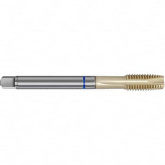 Spiral Point Tap: M8 x 0.75, Metric Fine, 3 Flutes, Plug, 6HX, HSS-E, Sirius Finish 80 mm OAL, Right Hand, D3/D4 Series 4219