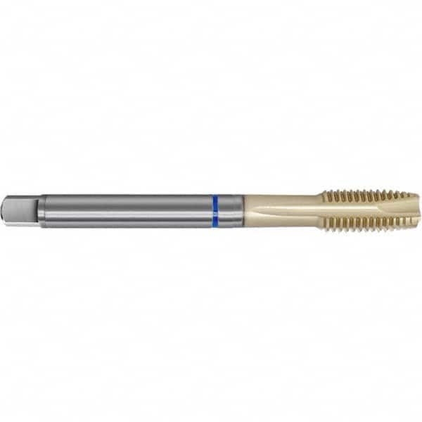 Spiral Point Tap: M8 x 1, Metric Fine, 3 Flutes, Plug, 6GX, HSS-E, Sirius Finish 90 mm OAL, Right Hand, D7/D8, Series 4641