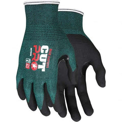 MCR Safety - Size 2XL, ANSI Cut Lvl A2, Puncture Lvl 3, Abrasion Lvl 5, Nitrile Coated Cut Resistant Gloves - Caliber Tooling