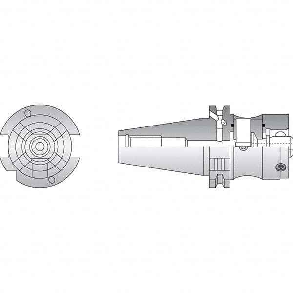 Allied Machine and Engineering - 63mm Diam Radial Clamp CAT50 Shank Modular Reamer Body - Caliber Tooling