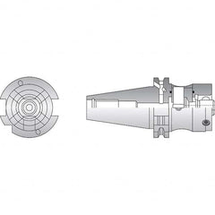 Allied Machine and Engineering - 80mm Diam Radial Clamp CAT50 Shank Modular Reamer Body - Caliber Tooling