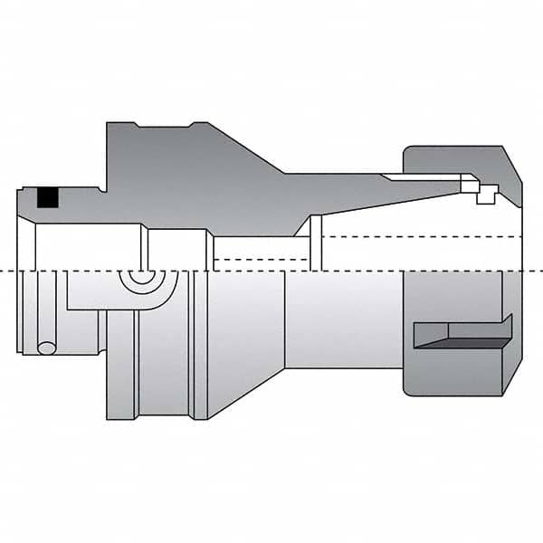 Allied Machine and Engineering - 50mm Diam Radial Clamp ER32 Collet Chuck Adapter Modular Reamer Body - Caliber Tooling