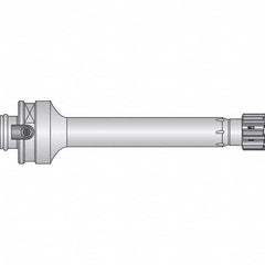 Axial Clamp Modular Shank Modular Reamer Body 50mm Shank Diam, 120mm Body Length, 155″ OAL, Right Hand Cut, 32.61 to 40.6mm Head Diam Compatibility