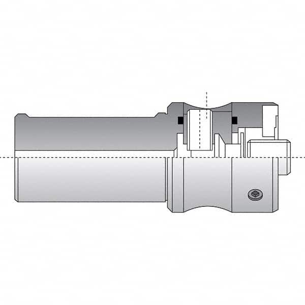 50mm Diam Radial Clamp Straight Shank Modular Reamer Body 32mm Shank Diam, 70mm Shank Length, 50mm Body Length, 120″ OAL, Right Hand Cut