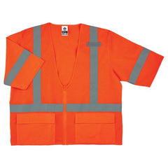 8320Z L/ XL Orange Standard Vest Type R Class 3 - Caliber Tooling