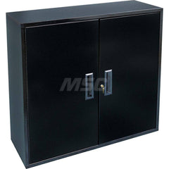 Platt & LaBonia - Storage Cabinets; Type: Locking ; Width (Inch): 35-1/4 ; Depth (Inch): 12-1/2 ; Height (Inch): 30 ; Number of Shelves: 2 ; Material: Steel - Exact Industrial Supply