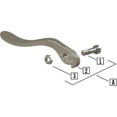 SANI-LAV - Spray Nozzle Parts & Accessories; Type: Handle Replacement Kit ; For Use With: Model N3B Nozzle ; Material: Brass - Exact Industrial Supply