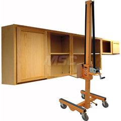 Cabinetizer - Manually Operated Lifts; Type: Cabinet Lift ; Load Capacity (Lb.): 300.000 ; Lift Height (Inch): 72 - Exact Industrial Supply