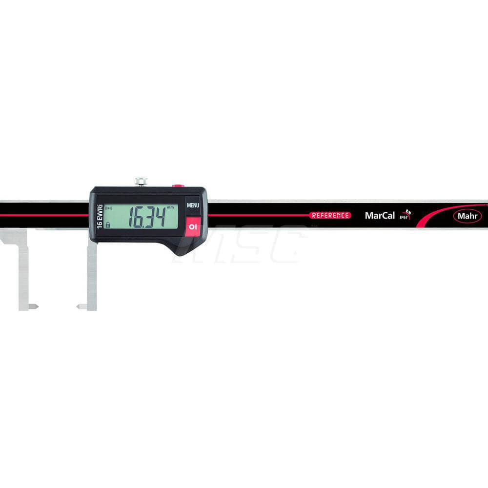 Mahr - Electronic Calipers; Minimum Measurement (mm): 0.00 ; Minimum Measurement (Decimal Inch): 0.0000 ; Maximum Measurement (Decimal Inch): 6 ; Maximum Measurement (mm): 140.00 ; Accuracy Plus/Minus (Decimal Inch): 0.0010 ; Accuracy Plus/Minus (mm): 0. - Exact Industrial Supply