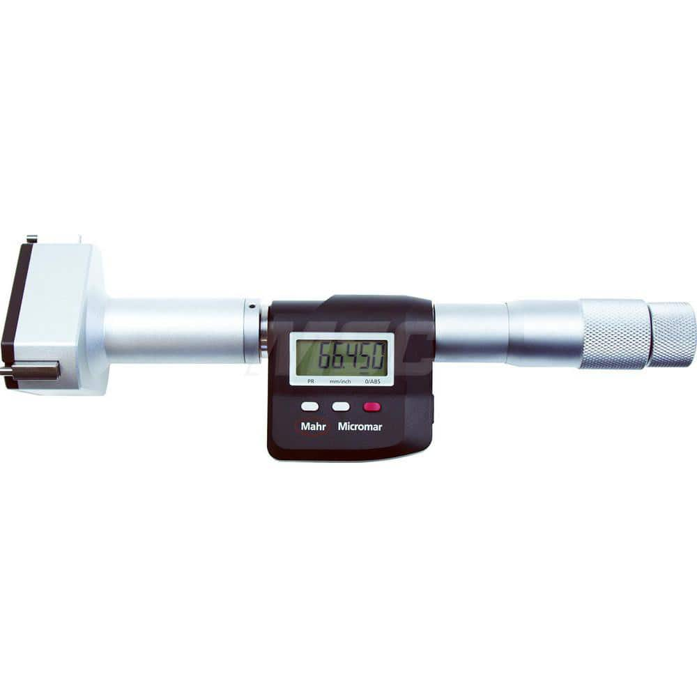 Mahr - Electronic Inside Micrometers; Minimum Measurement (Inch): 0.4 ; Minimum Measurement (mm): 10 ; Minimum Measurement (Decimal Inch): 0.4 ; Maximum Measurement (Inch): 0.4725 ; Maximum Measurement (Decimal Inch): 0.4725 ; Maximum Measurement (mm): 1 - Exact Industrial Supply