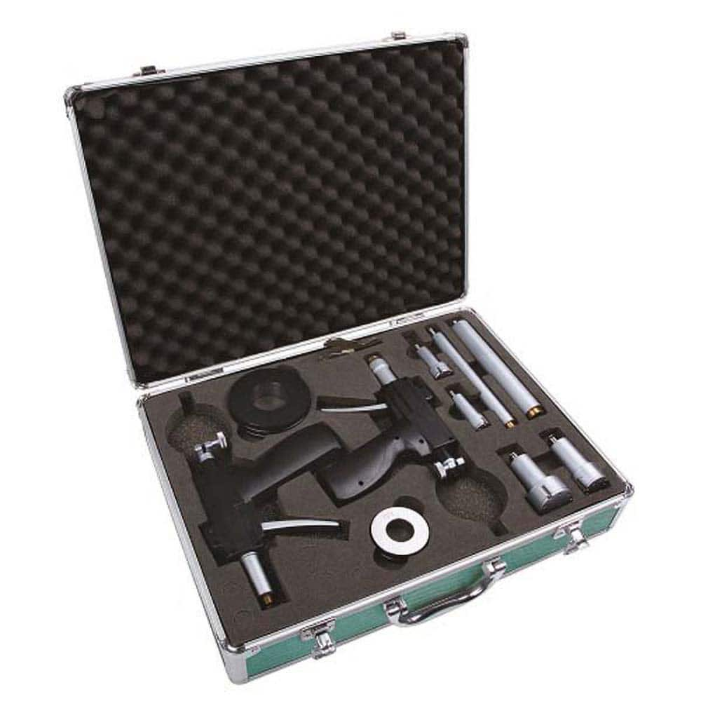 Insize USA LLC - Electronic Bore Gages; Type: Pistol Grip Electronic Bore Gage ; Minimum Measurement (Decimal Inch): 3.5000 ; Maximum Measurement (Decimal Inch): 4.0000 ; Gage Depth (Decimal Inch): 4.5000 ; Gage Depth (Inch): 4-1/2 ; With Accessories: Yes - Exact Industrial Supply