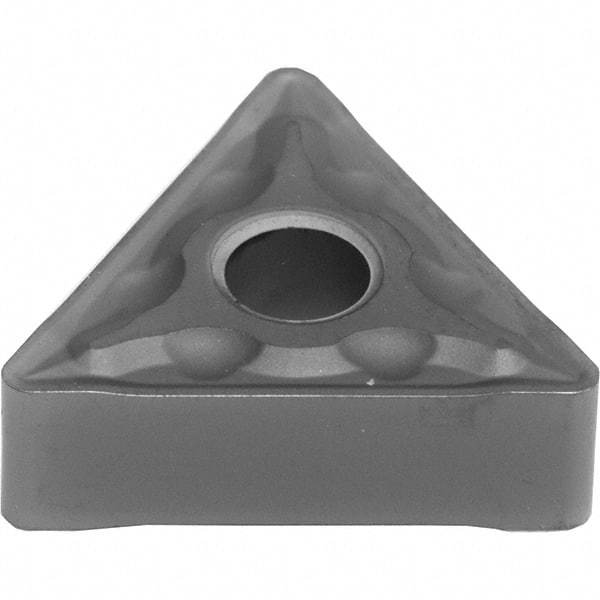 Sumitomo - TNMG333 EMU Grade AC5025S Carbide Turning Insert - TiAlSiN Finish, 60° Triangle, 3/8" Inscr Circle, 3/16" Thick, 0.0469" Corner Radius - Caliber Tooling