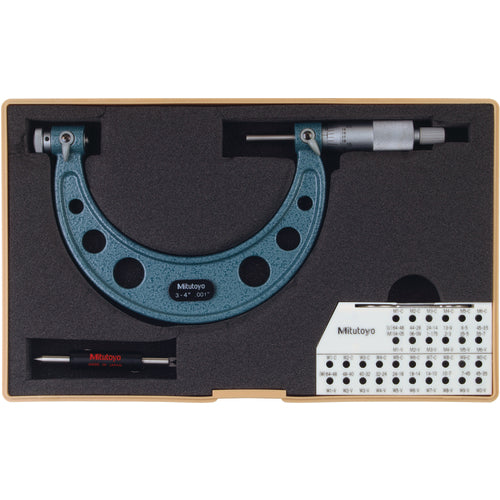 ‎3-4″ SCREW THREAD MICROMETER - Caliber Tooling