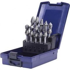 SGS Pro - Burr Sets Head Shape: Radius/Cylinder w/Endcut; Radius/Ball Nose Cylinder; Radius/Ball Nose Tree; Radius/90 Cone; Pointed Tree; Cylinder; Ball Nose Cone Tooth Style: Double Cut - Caliber Tooling