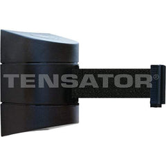 Tensator - 7-1/4" High x 4-3/4" Long x 4-3/4" Wide Magnetic Wall Mount Barrier - Black Powdercoat Finish, Black, Use with Wall Mount - Caliber Tooling