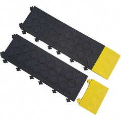 Ergo Advantage - 6" Long x 4" Wide x 1" Thick, Anti-Fatigue Modular Matting Anti-Fatigue Flooring - Caliber Tooling