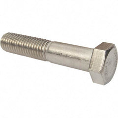 Value Collection - 7/8-9 3-1/4" Long Hex Head Cap Screw - Partially Threaded, 316 Stainless Steel, Uncoated - Caliber Tooling