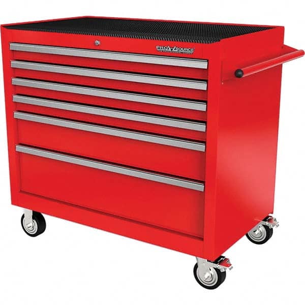 PRO-SOURCE - 6 Drawer 1,540 Lb Capacity Steel Tool Roller Cabinet - Caliber Tooling