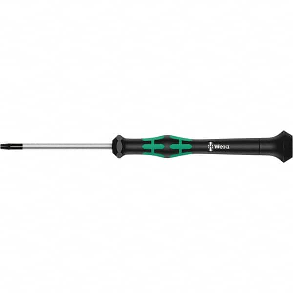 Wera - T4 Torx Driver - 1-37/64" Blade Length, 137mm OAL, Ergonomic Handle - Caliber Tooling