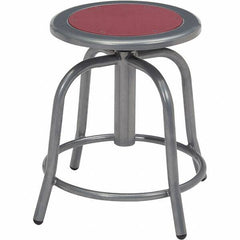 NPS - Swivel & Adjustable Stools Type: Adjustable Height Swivel Stool Base Type: Steel - Caliber Tooling