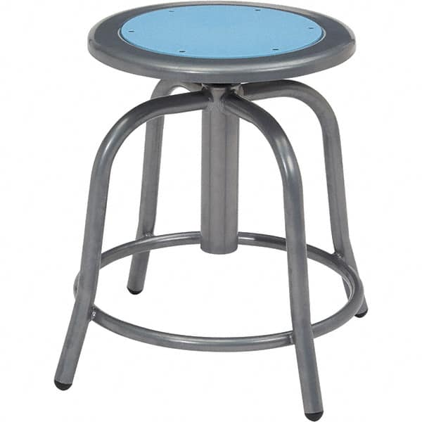 NPS - Swivel & Adjustable Stools Type: Adjustable Height Swivel Stool Base Type: Steel - Caliber Tooling