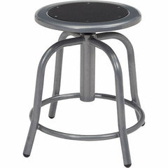 NPS - Swivel & Adjustable Stools Type: Adjustable Height Swivel Stool Base Type: Steel - Caliber Tooling