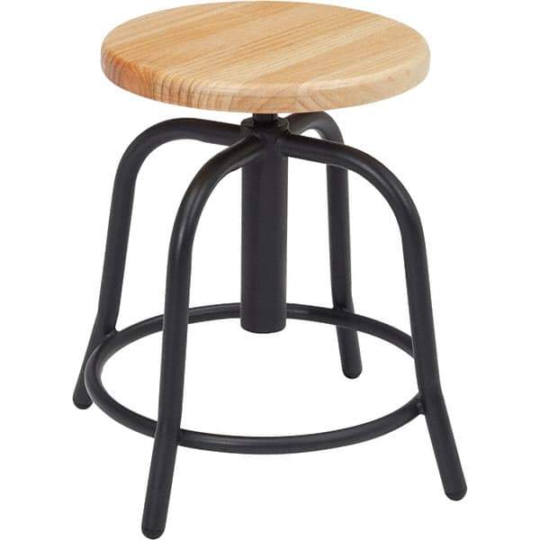 NPS - Swivel & Adjustable Stools Type: Adjustable Height Swivel Stool Base Type: Steel - Caliber Tooling