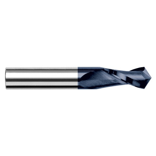 0.5000″ (1/2″) Cutter Diameter × 1.0000″ (1″) Length of Cut × 90° included Carbide Drill/End Mill, 2 Flutes, AlTiN Coated - Exact Industrial Supply