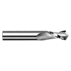 0.5000″ (1/2″) Cutter Diameter × 1.0000″ (1″) Length of Cut × 140° included Carbide Drill/End Mill, 2 Flutes - Exact Industrial Supply