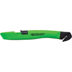 Westcott - Utility Knives, Snap Blades & Box Cutters Type: Safety Cutter Blade Type: Retractable - Caliber Tooling