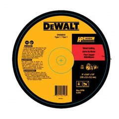 DeWALT - 9 x 5/64, 7/8" Hole Aluminum Oxide Cutoff Wheel - Caliber Tooling