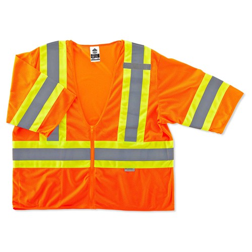 8330Z L/ XL Orange 2-Tone Vest Type R Class 3 - Caliber Tooling