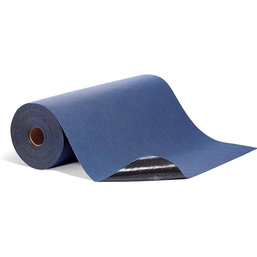 Pads, Rolls & Mats; Product Type: Roll; Application: Solvents; Stains; Paints; Overall Length (Feet): 100.00; Total Package Absorption Capacity: 0 gal; Material: Polyester; Polypropylene; Proprietary Adhesive Material; Fluids Absorbed: Solvents; Paint; St