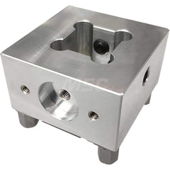 EDM Electrode Holders; System Compatibility: Erowa ITS; Holder Size: S25; Maximum Electrode Size (mm): 25; Electrode Shape Compatibility: Square/Round; Material: Aluminium; Flushing Duct: Yes; With Plate: Yes; Hardened: Yes; For Use With: Erowa/RHS ITS; S