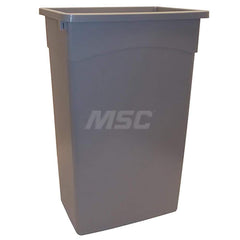 23GAL RECTANGULAR WASTE RECEPTACLE GRAY 23GAL GRAY PRO-SOURCE RECEPTACLE