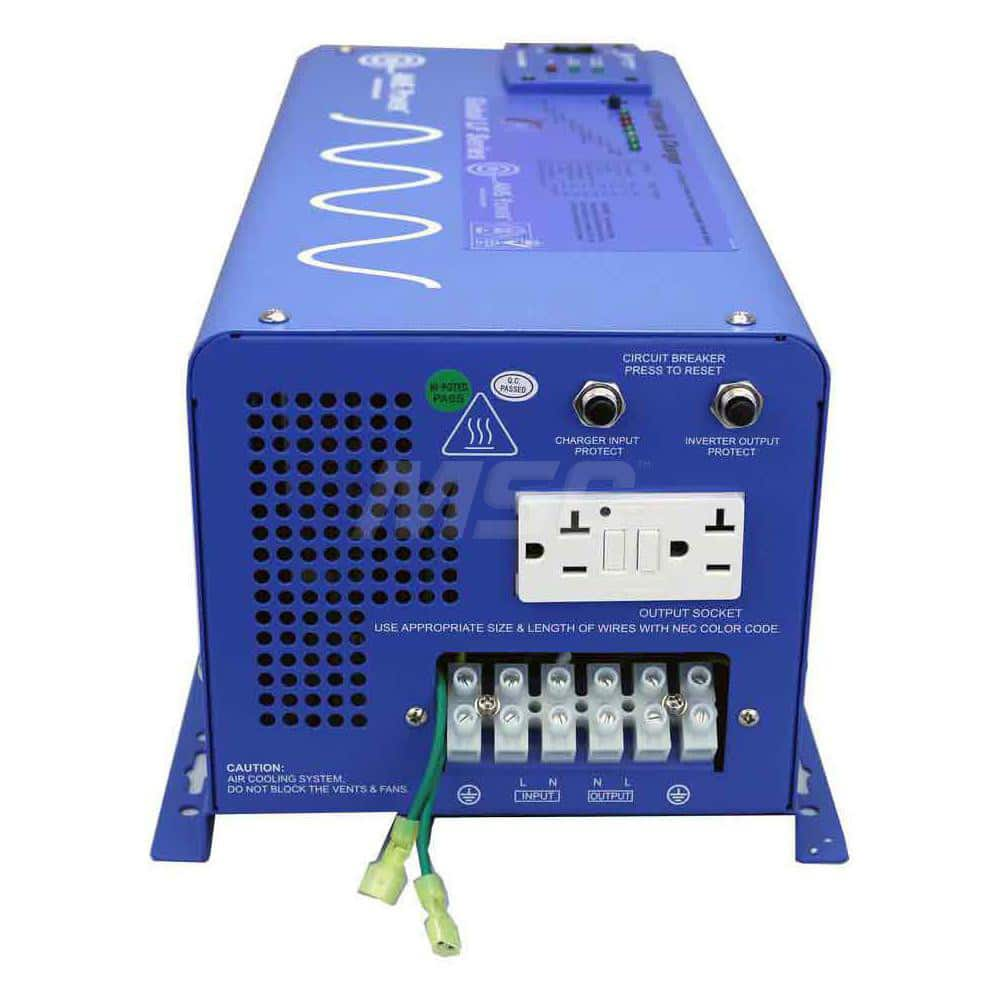 Power Inverters; Input Voltage: 120.00; Output Voltage: 120; Continuous Output Power: 3000; Peak Output Power: 9000; Maximum Input Current Rating: 31; Output Amperage: 25; Mounting Type: Surface Mount; Input Voltage: 120.00; Output Voltage: 120; Mount Typ