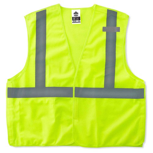 8215BA L/ XL Lime Breakaway Mesh Vest Type R Class 2 Economy - Caliber Tooling