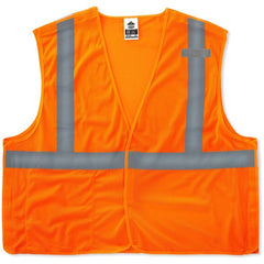 8215BA L/ XL Orange Breakaway Mesh Vest Type R Class 2 Economy - Caliber Tooling