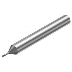 R216.32-00630-AJ06G 1620 0.6mm 2 FL Solid Carbide End Mill - Corner Radius w/Cylindrical Shank - Caliber Tooling