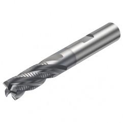 R216.34-06030-BC13B 1620 6mm 4 FL Solid Carbide End Mill - Corner chamfer w/Weldon Shank - Caliber Tooling