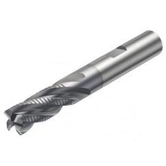 R216.34-16030-BC32B 1620 16mm 4 FL Solid Carbide End Mill - Corner Radius w/Weldon Shank - Caliber Tooling