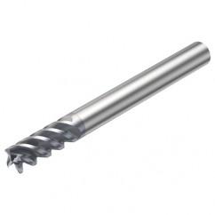 R216.34-20050-AK38H 1620 20mm 4 FL Solid Carbide End Mill - Corner Radius w/Cylindrical Shank - Caliber Tooling